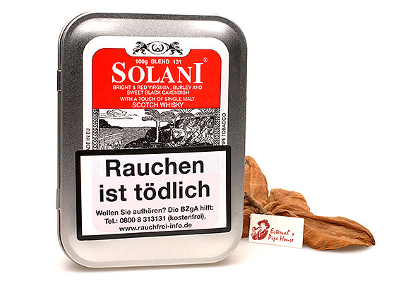 Solani Rot Blend 131 Pfeifentabak 100g Dose Solani Rot Blend 131 Pfeifentabak 100g Dose